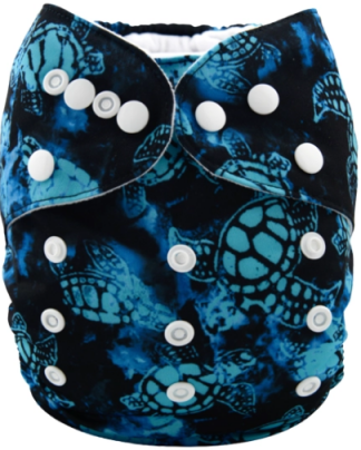 Alvababy Sea Turtles Pocket Nappy