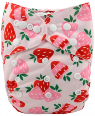 Alvababy Strawberries Pocket Nappy