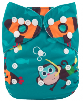Alvababy Sea Monkeys Pocket Nappy