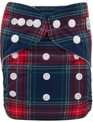 Alvababy Tartan Pocket Nappy