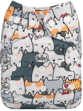 Alvababy Kitty Pocket Nappy