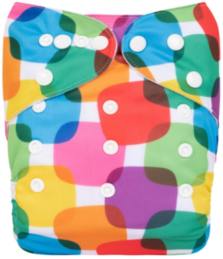 Alvababy Bubble Blocks Pocket Nappy