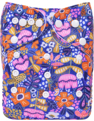 Alvababy Midnight Bloom Pocket Nappy