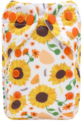 Alvababy Sunflowers Newborn AIO Nappy